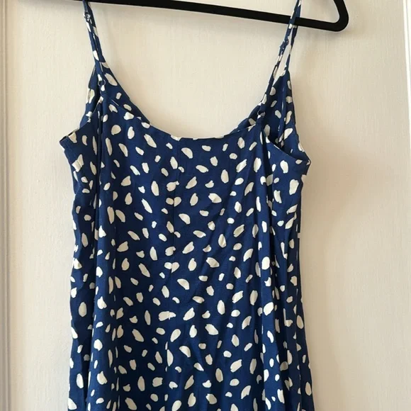 Reformation Blue and White Midi Dress - Picture 4 of 5